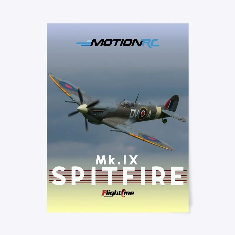 Flightline Spitfire Poster 